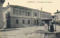 LA Fontaine et la Mairie