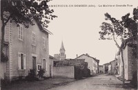 Ambérieux-en-Dombes - La Mairie et Grande Rue