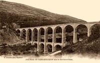 Joli Pont de Cize-Bolozon, sur la Rivière d'Ain