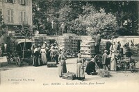 Bourg-en-Bresse - Marché des Poulets, Place Bernard
