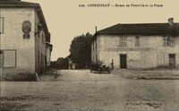 Condeissiat - Route de Neuville et la Place