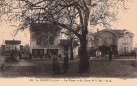 La Place et la Gare  P.L.M