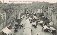 Route de Lyon, un jour de foire