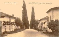 Montceaux - Route de Chatillon
