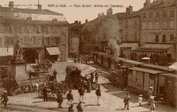 Place Joubert Arrivée des Tramways