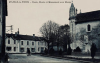 Poste, École et Monument aux Morts