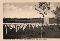 vue Générale et cimetière Américaine ou reposent 1860 Soldats 1914-1918