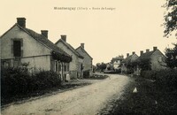 Montbeugny - Route de Lusigny