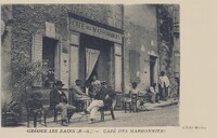 Gréoux-les-Bains - Café des Marronniers