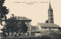 la Breole  Ubaye-Serre-Ponçon - Eglise , Ecole , Monument