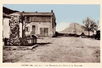 Andon - Le Monument aux Morts  et le Beaurouy