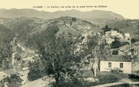 Cagnes-sur-Mer - Le Vallon, vue prise de le plate-forme du Château