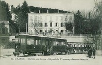 Station du Cours -Départ du Tramway Grasse-Cannes