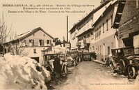 Entrée du Village en Hiver