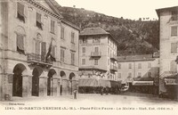 Saint-Martin-Vésubie - Place Félix-Faure -La Mairie