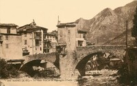 Le Vieux Pont et les Montagnes d'Italie