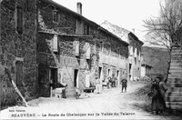Beauvène - La Route de Chalençon sur la Vallée du Talaron