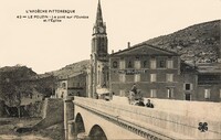Le Pont sur L'Ouvèze et L'Eglise
