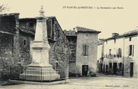 Saint-Marcel-d'Ardèche - Le Monument aux Morts 