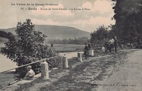 Route de Saint-Nicolas et la Roche à Faux