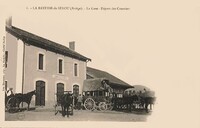 La Bastide-de-Sérou - La Gare -Départ des Courriers