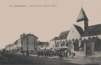 Sainte-Savine - L'Hôtel des Postes, le Marché, L'Église