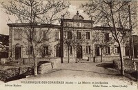 Villesèque-des-Corbières - La Mairie et les Écoles