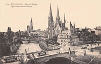 Pont des Vosges - Eglise Saint-Paul et Cathédrale