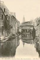 Bayeux - Vue sur l'Aure Rue Saint-Laurent