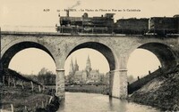 Le Viaduc de l'Aure et Vue sur la Cathedrale