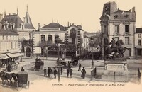 Place François 1er et perspectives de la Rue d'Alger