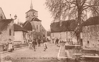 Bèze - Le Pont et L'Eglise