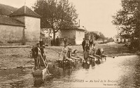 Au Bord de la Bonzaise- Lavandières