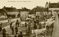 Rouvray - Un  coin du Champ de Foire