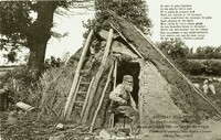 Le Père Coutelier Devant sa Cabane