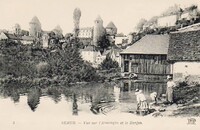 Vue sur l'Armançon et le Donjon