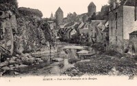 Vue sur l'Armançon et le Donjon