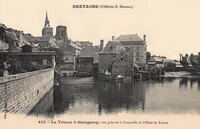 Vue prise de la Passerelle de l'Hôtel de France