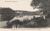 Jugon-les-Lacs - Commune nouvelle - Chaussée du Grand Etang  (Arrivée Mégrit)