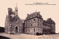 Castel St-Anne (Façade Principale) et la Nouvelle Chapelle