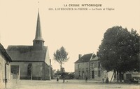 Lourdoueix-Saint-Pierre - La Poste et L'Eglise