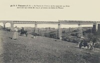 Thouars - Le Viaduc du Chemin de Fer construit par Eiffel