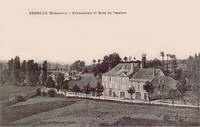 Excideuil - Gendarmerie et Gare du Tramway