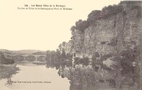 Rocher et Rives de la Dordogne au Pont de Vitrac