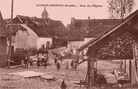 Les Auxons - Rue de L'Eglise - Lavoir