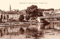 Villers-le-Lac - Embarcadère de L'Hôtel de France