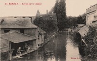 Lavoir sur le Cosnier - Lavandières