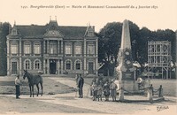 Mairie et Monument Commémoratif du 4 Janvier 187