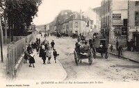 Route  et Rue de Concarneau près de la Gare