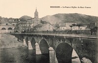 Bessèges - Le Pont et L'Eglise du Haut-Travers